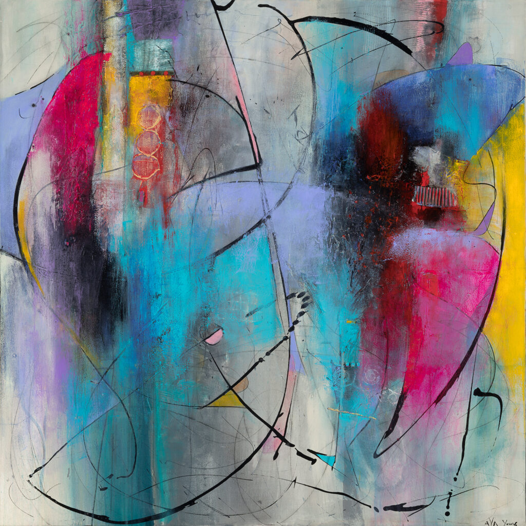 Safe Exit Abstract Exit Not Taken - Ava Young Abstract Art